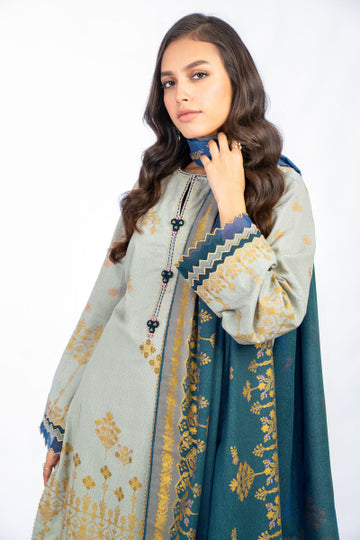 Alkaram FW-32.1-22-Grey Winter Collection 2022 Online Shopping